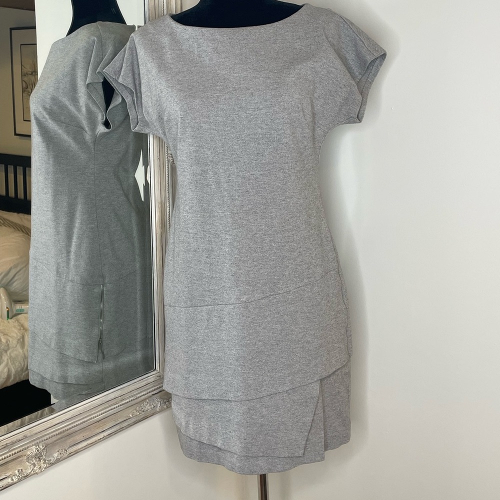 Banana Republic Grey Scuba Dress